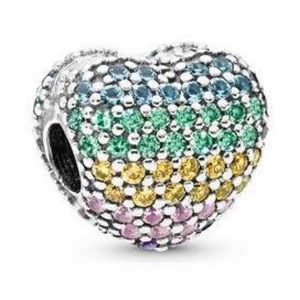 Pandora Colorful Heart Charm